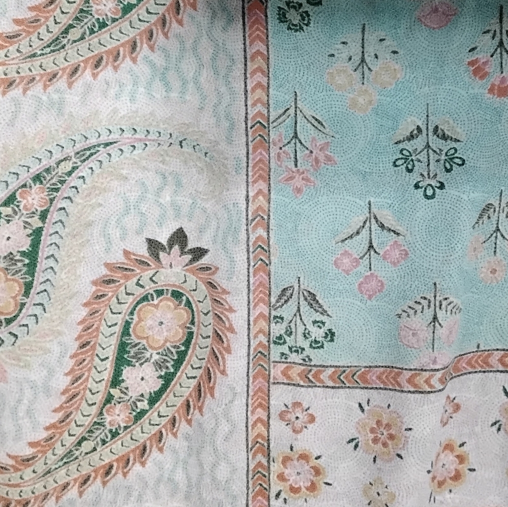 Rose & Olive Floral Paisley Pants - Pastel Mix - Picture 5 of 5